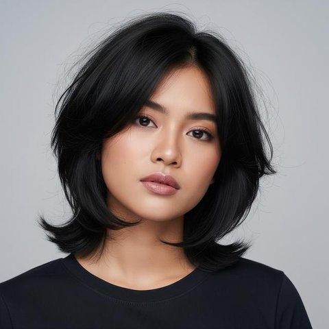 Model Rambut Pendek Wanita Sesuai Bentuk Wajah Lonjong/AI