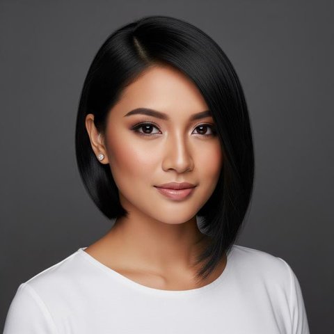 Model Rambut Pendek Wanita Sesuai Bentuk Wajah Lonjong/AI