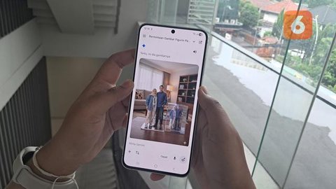 Prompt Gemini AI untuk edit foto di Samsung Galaxy S25 FE. Lipytan6.com/Nariza Riskantia Haya