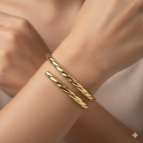 Model Gelang Emas Lilit London Murni Paling Dicari (Foto: Reve)