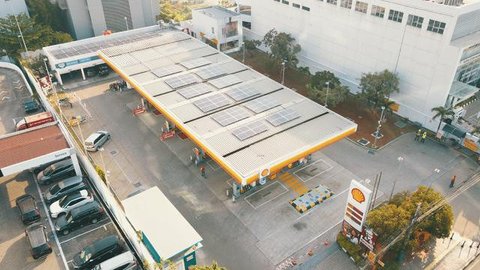 SPBU Shell Modular komersial pertama di Indonesia, terletak di Jombang, Jawa Timur. (Dok Shell)