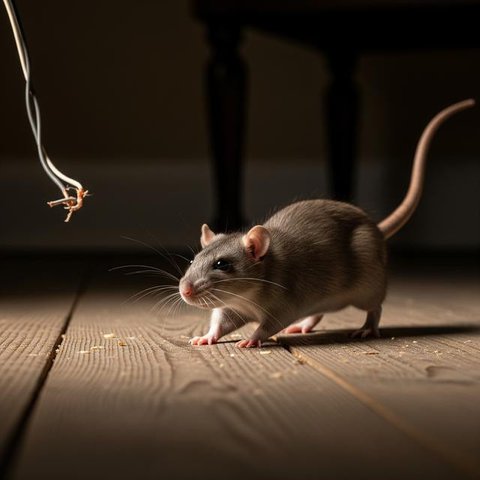 Ular Piton di Plafon Rumah