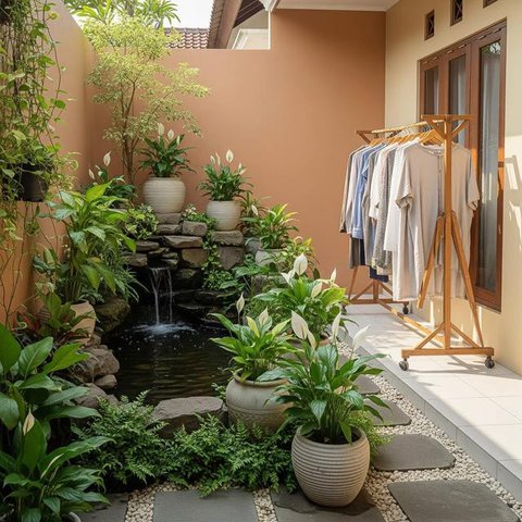 Konsep Semi-Outdoor dengan Atap Transparan. Foto: Gemini
