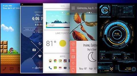 Ilustrasi Android dan Apple