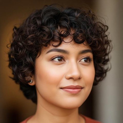 Model Rambut Pendek Wanita Pixie Cut/AI