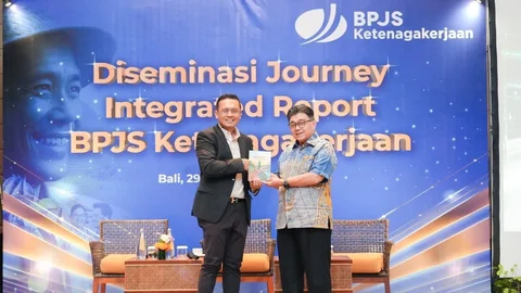 Peluncuran buku Journey Integrated Report BPJS Ketenagakerjaan