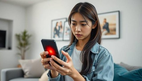Ilustrasi ponsel/Credit: pexels.com/Rann