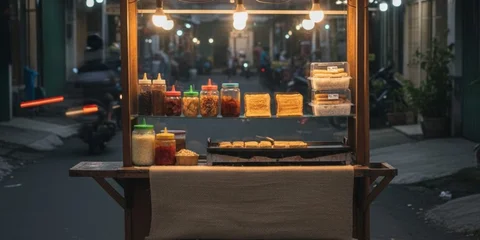 Ilustrasi Jualan Roti Bakar