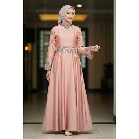 Tren Warna Gamis Lebaran 2026 yang Instagramable (Image by Gemini AI)