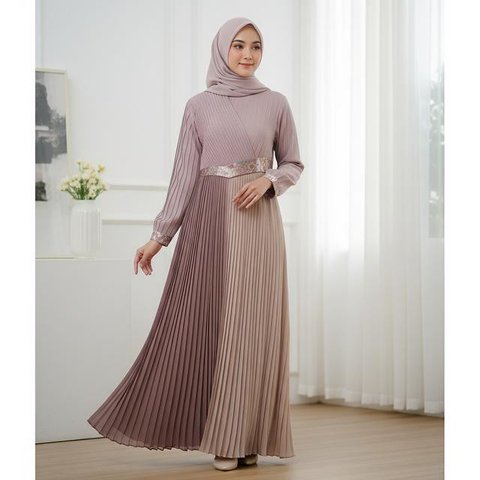 Tren Warna Gamis Lebaran 2026 yang Instagramable (Image by Gemini AI)