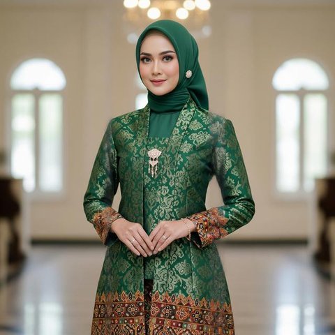 Tren Warna Gamis Lebaran 2026 yang Instagramable (Image by Gemini AI)