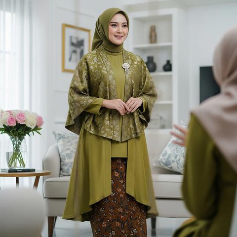Tren Warna Gamis Lebaran 2026 yang Instagramable (Image by Gemini AI)