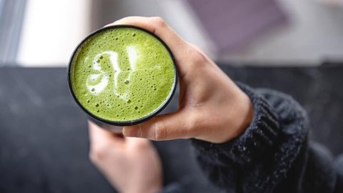 Ilustrasi Matcha Latte