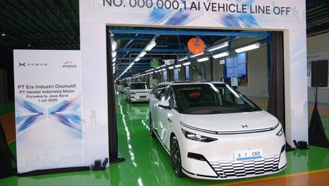 Peluncuran Denza D9 di Indonesia. (Liputan6.com/Raden Trimutia Hatta)