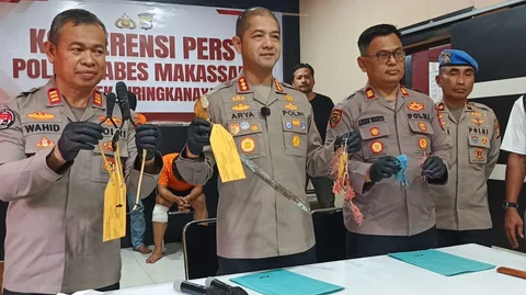 Polrestabes Makassar Tangkap dan Tembak Geng Motor