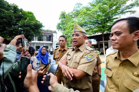 Kabid Humas Polda Metro Jaya, Kombes Pol Budi Hermanto saat memberi Keterangan Pers terkait kematian Alvaro Kiano Nugroho. (Liputan6)