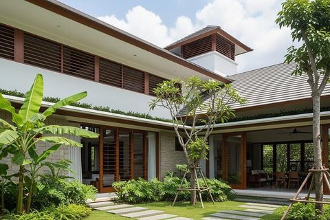 Penggunaan Material Dinding 'Breathable' & Lantai Dingin. Foto: Gemini