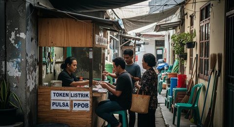 Usaha Depan Rumah (created by AI)