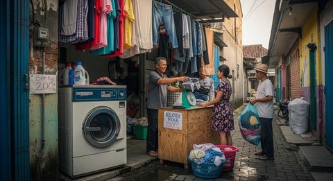 Usaha Depan Rumah (created by AI)