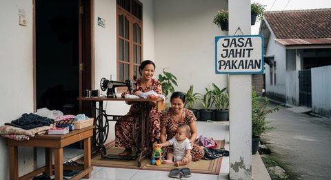 Usaha Depan Rumah (created by AI)