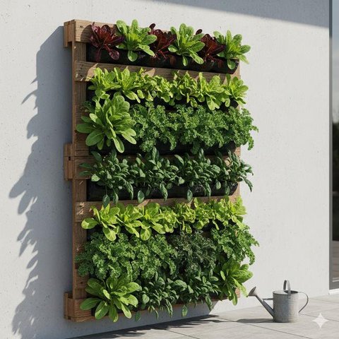 Menara Botol Plastik Bekas merupakan salah satu sistem kebun sayur bertingkat (Gemini AI)