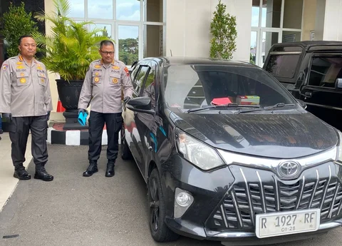 Mobil barang bukti pembunuhan pengacara di Banyumas