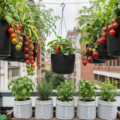 Model Kebun Sayur Dekat Teras Samping yang Sempit tapi Rapi, Inspirasi Hunian 2026 (Foto: Gemini AI)
