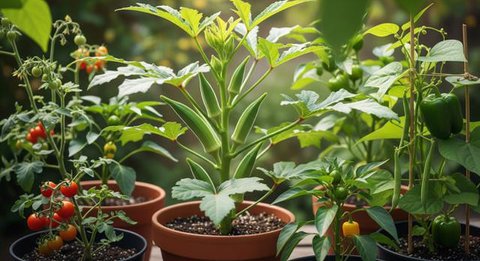Model Kebun Sayur Dekat Teras Samping yang Sempit tapi Rapi, Inspirasi Hunian 2026 (Foto: Gemini AI)