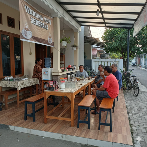 Ide Usaha Depan Rumah Modal Rp200 Ribu (Foto: Gemini AI)