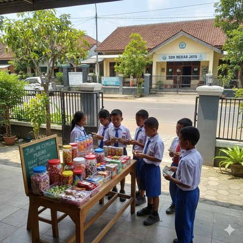 Ide Usaha Depan Rumah Modal Rp200 Ribu (Foto: Gemini AI)