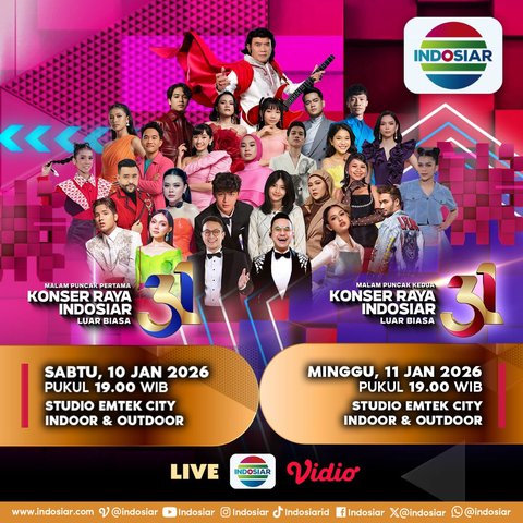INDOSIAR Kembali Hadirkan Tradisi Dua Malam di Perayaan HUT ke-31