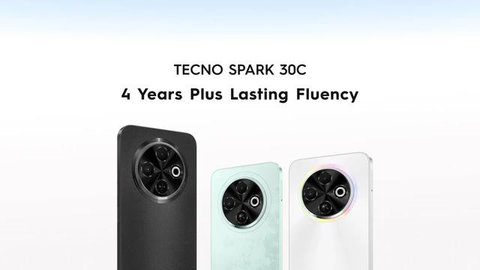 Penampilan Realme C75 yang resmi rilis untuk pasar Indonesia. (Liputan6.com/Agustinus M. Damar)