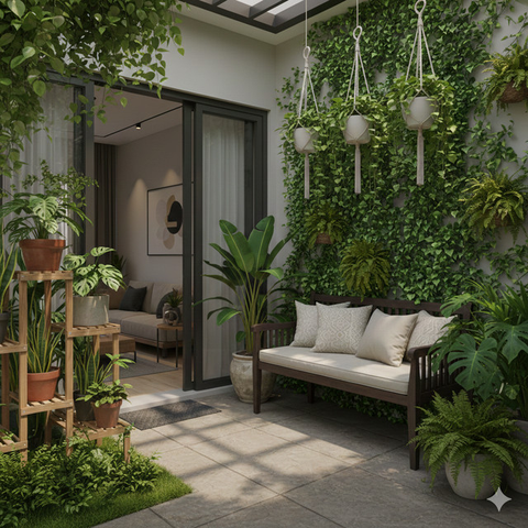 Desain Teras Rumah yang Lebih Fungsional (Foto: Reve Art AI)