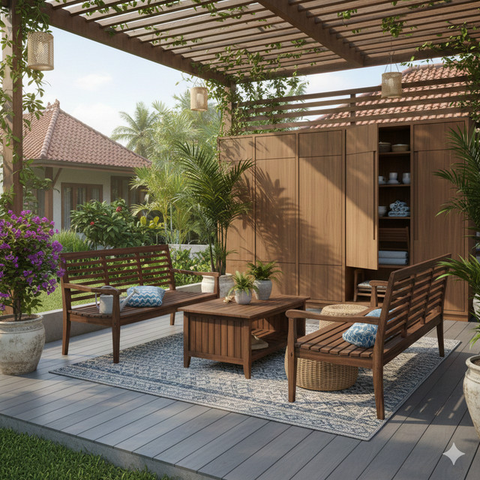 Desain Teras Rumah yang Lebih Fungsional (Foto: Reve Art AI)
