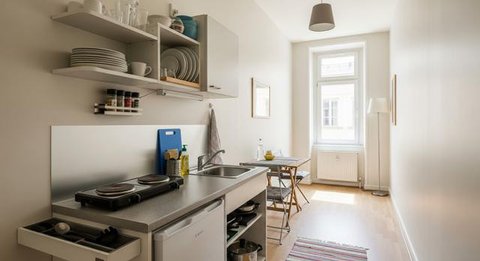 Desain Dapur Mini 22 Meter (Image by Gemini AI)