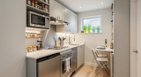 Desain Dapur Mini 22 Meter (Image by Gemini AI)