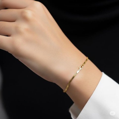Model Gelang Emas 3 Gram Terbaru untuk Tangan Kurus Anti Longgar. Foto: Gemini