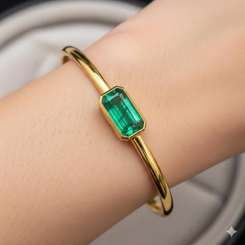 Model Gelang Emas 3 Gram Terbaru untuk Tangan Kurus Anti Longgar. Foto: Gemini