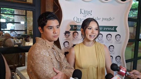 Alyssa Daguise dan Al Ghazali segera menyambut kelahiran anak pertama berjenis kelamin perempuan. Maia Estanty tak dapat sembunyikan kebahagiaan. (Foto: Dok. Instagram @maiaestiantyreal)
