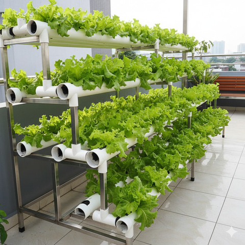 Model Kebun Sayur di Teras Rumah Tanpa Bikin Becek. Gemini