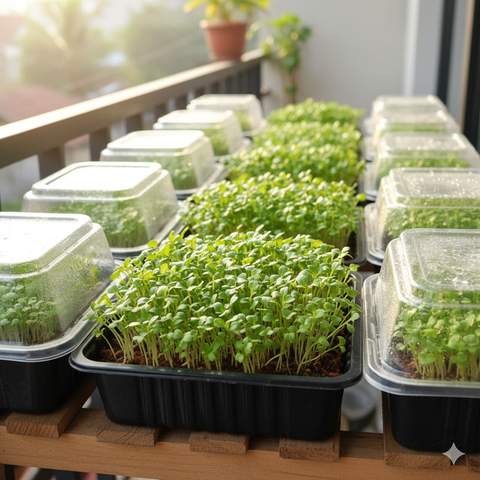 Model Kebun Sayur di Teras Rumah Tanpa Bikin Becek. Gemini