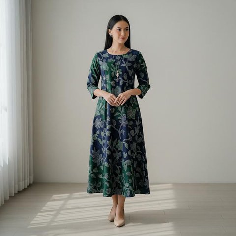 Inspirasi Outfit Natal Bernuansa Nusantara/ AI