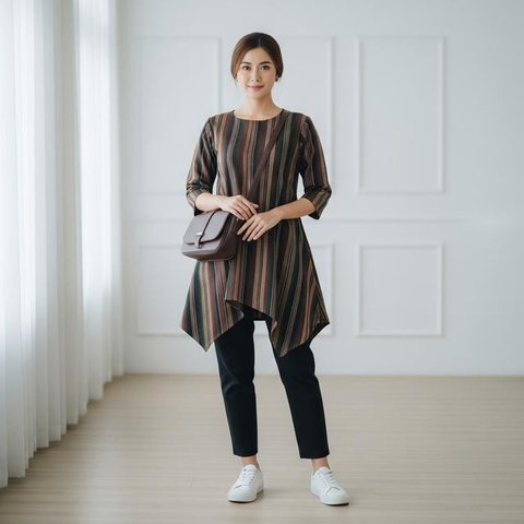 Inspirasi Outfit Natal Bernuansa Nusantara/ AI
