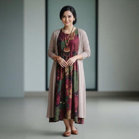 Inspirasi Outfit Natal Bernuansa Nusantara/ AI