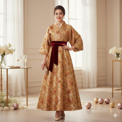 Model Dress Brokat Elegan yang Tren (created by AI)