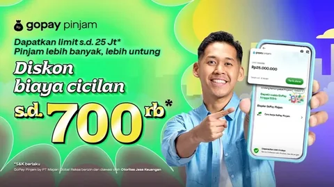 gopay pinjam: diskon biaya cicilan s.d 700rb*.