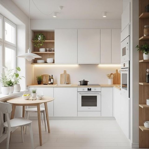 Model Dapur Cantik Minimalis Terbaru (Image by Gemini AI)