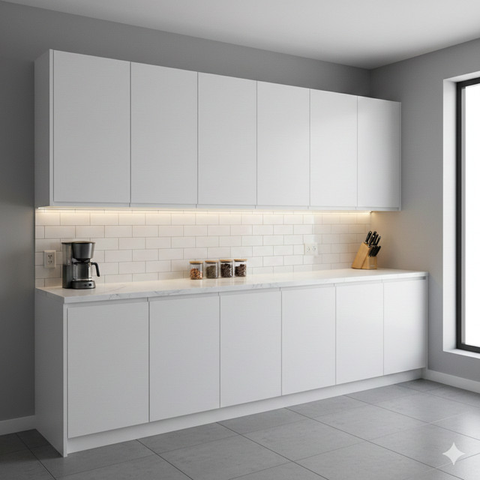 Model Lemari Dapur Gantung Minimalis (Foto: Reve Art AI)