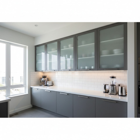 Model Lemari Dapur Gantung Minimalis (Foto: Reve Art AI)