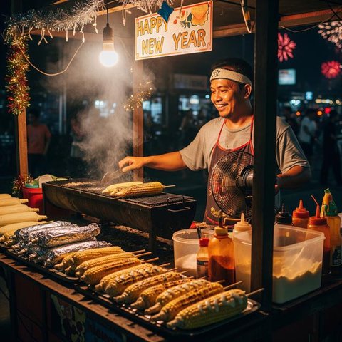 Ide Jualan Malam Tahun Baru. (Foto: AI)